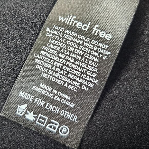 Wilfred Free Airlie Pants Small Pull On Knit Wide Leg Minimal Staple Capsule - Picture 2 of 9